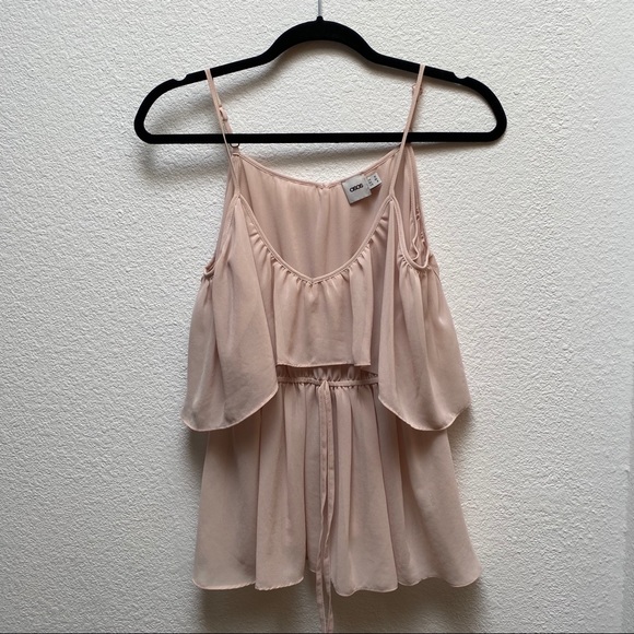 ASOS Cold Shoulder Tank Size 6, sheer - Picture 2 of 4